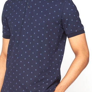 OEM logotipo personalizado impreso sublimado Golf Jersey de alta calidad de secado rápido Polo camiseta hombres patrón sólido diseño Casual tela botón - Product Image 6