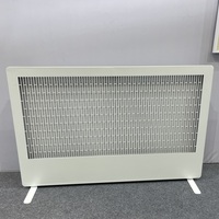 Chauffage de cheminée électrique mural 1700W chauffage télécommande LCD effet de flamme