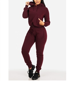 Nouveau élégant Logo personnalisé velours survêtement velours survêtement 2 pièces haut court sweats à capuche Jogging ensembles pour femmes 2026 - Product Image 5