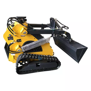 Marcher derrière Mini Skid Steer Loader chenille bon marché avec moteur pour l'utilisation du chargeur frontal du tracteur à bûches - Product Image 6