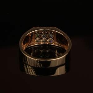 แหวนเพชรสำหรับ0.50Ct ระดับพรีเมี่ยม VS1ตัดแบบกลม IGI SGL ได้รับการรับรองว่าเป็นสีโรสโกลด์เงินทองหมั้นหมายสำหรับงานแต่งงาน - Product Image 5