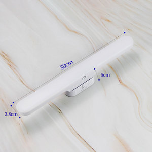 Minimalist Rechargeable LED Lamp with White <b>Shade</b> and Magnetic Base Touch Control Plastic Body - Product Image 2