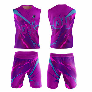 Conjunto de Uniforme de Compresión Deportivo de Alto Rendimiento 7v7, Ligero, Transpirable, de Secado Rápido, Tejido Elástico y Duradero para Deportes de Equipo - Product Image 1