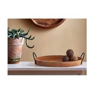 Custom Wood Serving <b>Tray</b> for Coffee <b>Tea</b> and Outdoor Patio Foods for Home Decor and Ottoman Serving Table - Product Image 5