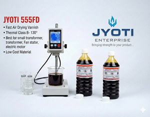 Vernis isolant de classe B à séchage rapide et haute performance JYOTI 555FD à base d'alkyd-phénolique pour moteurs, transformateurs, application au pinceau - Product Image 1
