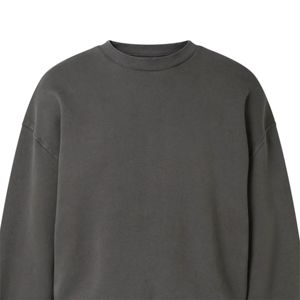 Sweat-shirt surdimensionné à col ras du cou personnalisé en polaire éponge française vierge OEM 100% coton sweat-shirt à épaules tombantes pour hommes de luxe - Product Image 6