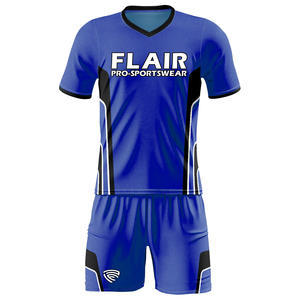 Camiseta de fútbol para niños de diseño retro personalizado, la mejor calidad, 100% poliéster, cómoda, transpirable, Parte delantera corta, conjuntos de nombre OEM nacional - Product Image 2