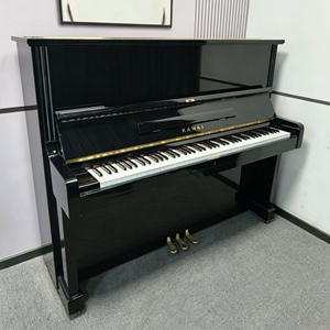 Piano Vertical Kawai BL51 de 88 Teclas con Teclado de Madera Sólida Contrapesada, Piano Acústico Clásico Negro para Tocar - Product Image 1