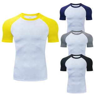 เสื้อยืดแขนสั้นสำหรับผู้ชาย,ผ้าฝ้าย100ไซส์พิเศษสีล้วนไม่มีลายสำหรับเด็กผู้ชายขายส่ง - Product Image 3