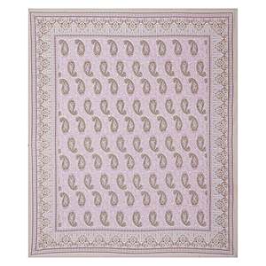 Juego de Sábanas Dobles con Estampado Paisley Rosa Perla, 3 Piezas, con 2 Fundas de Almohada, Sábanas Planas de Algodón para Uso Doméstico ADB1449 - Product Image 4