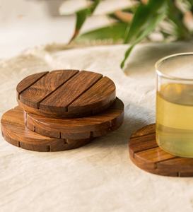 Sous-verres en bois multicolores de toutes formes, Rectangle rond carré personnalisé, fabriqué en inde, haute qualité, quantité en vrac, vente en gros moderne - Product Image 6