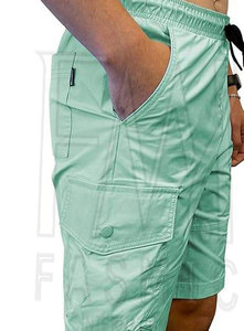 กางเกงขาสั้นคาร์โก้ผู้ชายแฟชั่นฤดูร้อน ผ้าฝ้ายออร์แกนิค ระบายอากาศดี มีหลายกระเป๋า ขนาดสั่งตัดได้ - Product Image 2