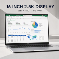 Laptop Bisnis 16 Inci ZHAN 66 Intel Core i5 i7 Layar IPS 2560x1600 SSD 1TB Notebook Kantor untuk Pemesanan Grosir Perusahaan