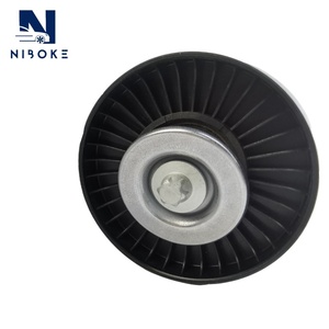 Niboke Động Cơ Xe Phần <span class=keywords><strong>Tensioner</strong></span> Ròng Rọc Thay Thế V-Gân Vành Đai Ổ Đĩa idler Ròng Rọc Cho Mercedes C230 2003 2005 A2712060019 - Product Image 3