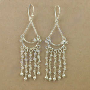 Boucles d'oreilles pendantes géométriques en diamant bohème plaquées or pour les cadeaux de mariage et de fête des femmes - Product Image 2