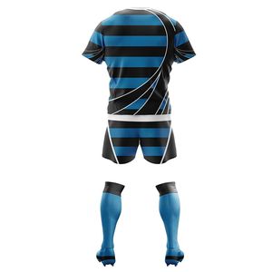 Uniforme de rugby professionnel maillot et short respirant léger à séchage rapide pour le jeu et la pratique - Product Image 4
