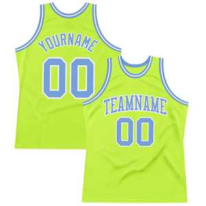 Jersey de baloncesto bordado sublimado personalizado de alta calidad hecho en fábrica SIBRIN Jersey de malla de poliéster de punto acanalado con cuello blanco neón - Product Image 1