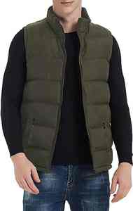 Pakistan fabricant personnalisé hommes Logo épaissir gilet bouffant hiver respirant nylon coquille chaud sans manches veste pour hommes - Product Image 2
