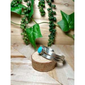 Randy Boyd Royston Fashion <b>Cuff</b> <b>Bracelet</b> with Turquoise & Sterling <b>Silver</b> Elegant Accessory - Product Image 3