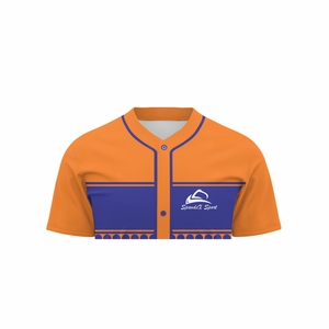 เสื้อเบสบอลระบายอากาศได้ดีมีกระดุมเต็มเม็ดดีไซน์ส่วนตัวขนาดพิเศษออกแบบได้ตามต้องการ - Product Image 3