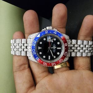 Relojes de Diamantes de Moissanita de Acero Inoxidable DOPE JEWELLS Premium, Movimiento Japonés ETA, Diámetro de Caja de 41 mm, Diseño de Lujo y Moda - Product Image 6