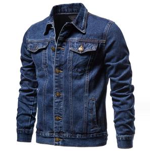 Chaqueta vaquera para hombre, prendas de vestir informales, chaqueta de otoño, chaqueta vaquera abotonada, chaqueta ajustada para hombre - Product Image 3