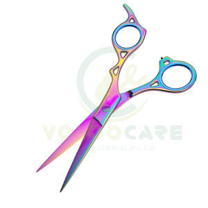 2024 Hot Sale Professional <b>Hair</b> Cutting Scissors Shave Japanese Stainless Steel Salon Barber Scissor - Product Image 3
