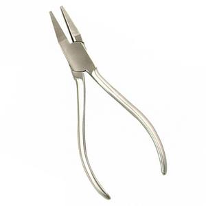 Alicates Planos para Reparación de Joyería, Fabricante, Venta Caliente, Acero Inoxidable Quirúrgico, MOQ Bajo, Alicates de Punta Plana Personalizados para Joyeros - Product Image 1