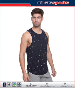เสื้อกล้ามใส่ออกกำลังกายสำหรับผู้ชายเสื้อกล้ามเล่นกีฬาทำจากไม้ไผ่แห้งเร็วติดโลโก้ได้ตามต้องการ - Product Image 4