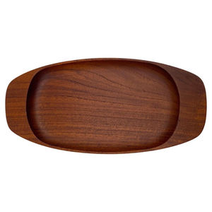 Bandeja de Servir de Madera de Diseño Fabuloso para Decoración del Hogar, Tallada a Mano, Ecológica, Duradera, Apta para Lavavajillas, Personalizable, Comercial - Product Image 1