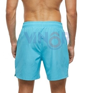 Pantalones cortos de algodón con logotipo personalizado de diferentes colores para hombre, pantalones cortos informales para gimnasio, ropa de calle para hombre, pantalones cortos de gimnasio deportivos lisos de punto sólidos - Product Image 2