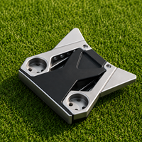 Putter de golf OEM personnalisé à couple nul en alliage d'aluminium et acier inoxydable, face de putter usinée CNC sur mesure