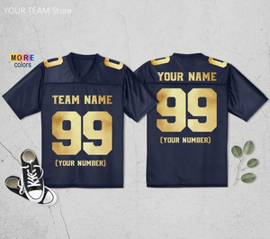 Fait sur mesure Votre équipe Design Couleurs Polyester Mesh Maillot de football américain - Product Image 4