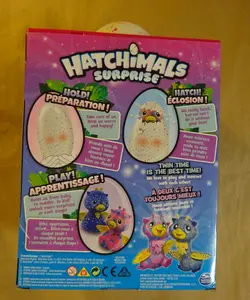 Nouveau Sealed Original Discount Hatchimals Surprise-Peacat-Oeuf à couver avec des créatures interactives jumelles surprises par Spin Master