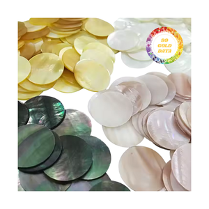 Natural Capiz Shell Round White Polished Discs for Lighting Fixtures, Wall Hanging Crafts, Table <b>Lamps</b> and Interior Design - Product Image 5