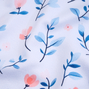 Tissu polyester double brossé personnalisé 170/200/250 g/m² imprimé numériquement, tissu DBP doux en maille pour les fabricants de robes et de pyjamas - Product Image 1