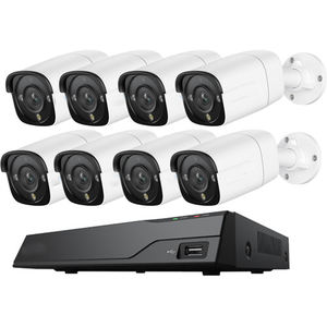 Exclusivo sistema de cámaras de seguridad PoE 16CH 4K 17PCs 8MP cámaras IP detección Humana/coche IP66 impermeable OEM personalizable 3 años - Product Image 1