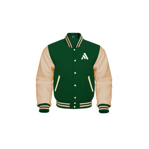 OEM Custom Manufacturer High Quality Baseball Bomber <b>Letterman</b> <b>Jacket</b> Chenille Embroidered Patches Leather Varsity <b>Jacket</b> Men - Product Image 5