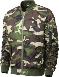 แจ็กเก็ตแขนยาวผ้าซาตินโพลีเอสเตอร์สำหรับผู้ชายเสื้อแจ็กเก็ตแนวสตรีทสำหรับฤดูหนาวออกแบบโลโก้ได้ตามต้องการ - Product Image 2