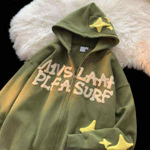 Sudadera unisex con capucha de gran tamaño, ropa de calle térmica para hombre - Product Image 5