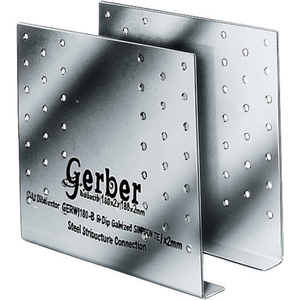 ตัวเชื่อมต่อ Gerber รุ่น GERW180-B ขนาด 180x180x20x2 มม. ชุบกัลวาไนซ์แบบจุ่มร้อน ตัวเชื่อมโครงสร้างเหล็ก SIMPSON STRONG TIE - Product Image 3