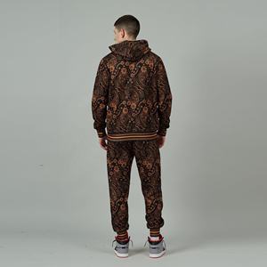 Ropa deportiva para hombre, chándal personalizado de poliéster con sublimación 3D, ropa de calle, traje de entrenamiento para correr, chándal de ropa activa - Product Image 3