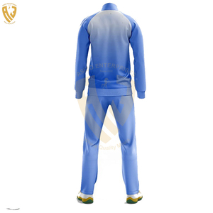 Survêtements unisexes à fermeture éclair sublimés personnalisés pour l'hiver Streetwear ensemble confortable vente en gros de motifs unis imprimés sur mesure pour hommes - Product Image 4