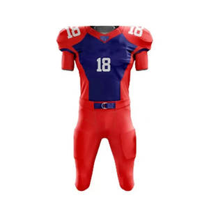 Uniforme de fútbol americano de alta calidad y bajo precio hecho de 100% poliéster, uniforme de fútbol americano - Product Image 2
