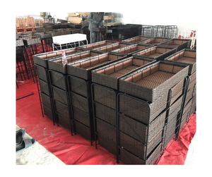 Cesta de desayuno flotante de resort al aire libre, venta al por mayor, bandeja de servicio de piscina de ratán hecha a mano, cesta de desayuno flotante de mimbre para Villa - Product Image 2