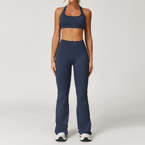 Conjunto Deportivo Casual para Mujer de Gran Venta, de Spandex y Nailon, Transpirable y de Secado Rápido, de Cintura Alta con Efecto Levanta Glúteos para Yoga, Gimnasio y Fitness - Product Image 5