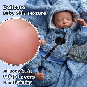 Muñecas Bebé Reborn de 20 Pulgadas, Muñeca Bebé Reborn Dormida de Babeside, Muñeca Bebé Niño Pequeño Noah, Cuerpo de Tela Suave, Muñecas de Vinilo al por Mayor - Product Image 4