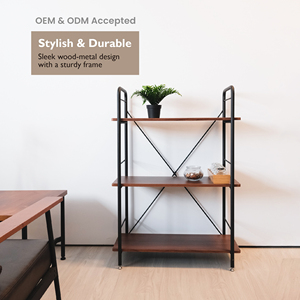 Estante de almacenamiento móvil moderno de 3 niveles con ruedas duraderas Soportes y estantes de almacenamiento Premium - Product Image 6