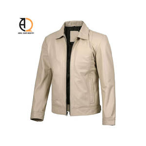 Chaqueta de Invierno Personalizada con Cremallera, Bordado Completo, Algodón, Cuero Grueso, Corte Cuadrado, Chaqueta de Cuero Extra Grande con Cremallera para Hombre - Product Image 3
