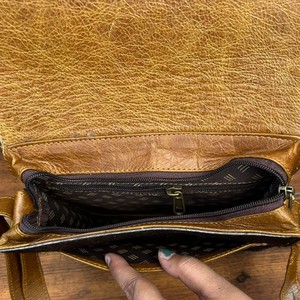 2025 Trending Real Cowhide Leather <b>Handbag</b> Adjustable Strap Shoulder & Messenger Bag for Women Multi-Use Fashionable Sling Bags - Product Image 5